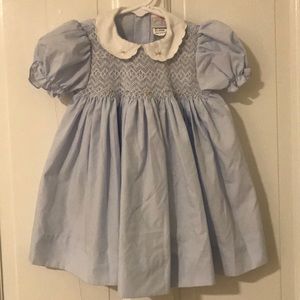Petit Ami Embroidered Smocked Dress